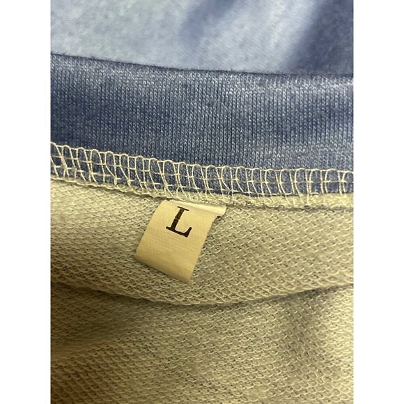 Taylor Swift 1989 Taylor's Version Blue Microfiber Sweatshirt Top Shirt Large - Picture 7 of 8